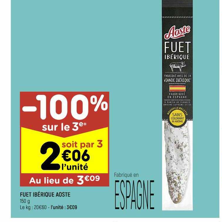 Fuet Ibérique Aoste