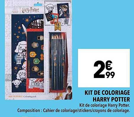 kit de coloriage harry potter