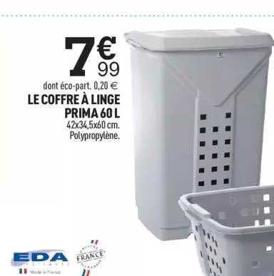 Le Coffre à Linge Prima 60l