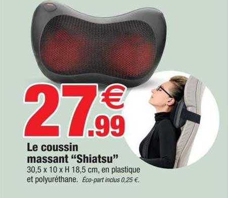 le coussin massant "shiatsu"