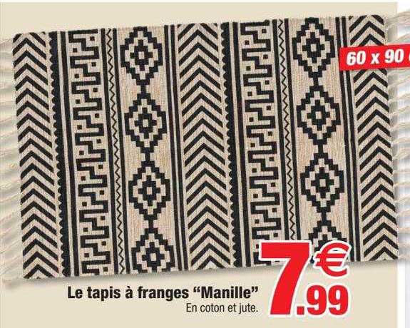 le tapis à franges "manille"