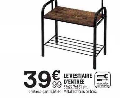 le vestiaire d'entrée