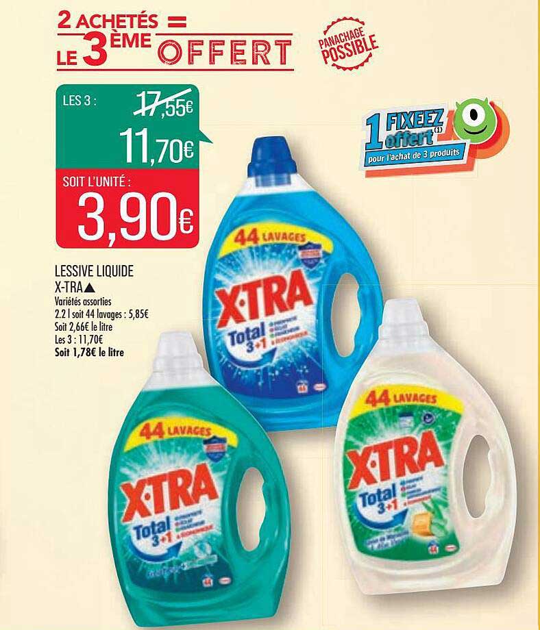 Lessive Liquide X-tra