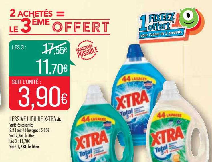 Lessive Liquide X-tra