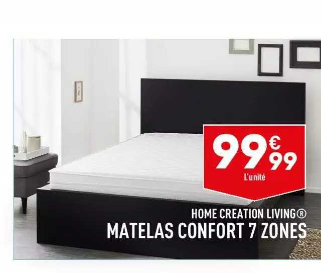 matelas confort 7 zones