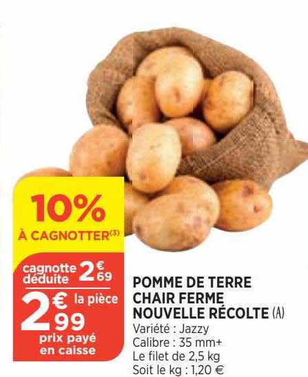 Pomme De Terre Xhair Ferme Nouvelle Récolte