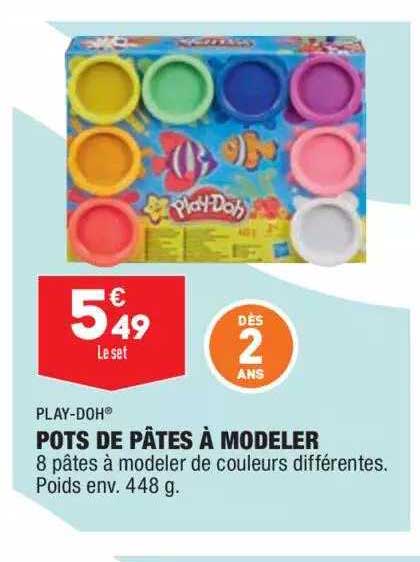 pots de pâtes à modeler play-doh