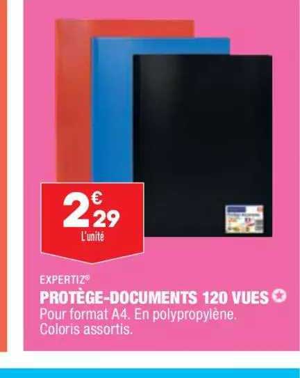 protège-documents 120 vues