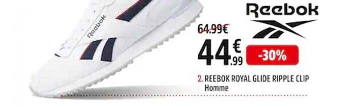 reebok royal glide ripple clip homme reebok