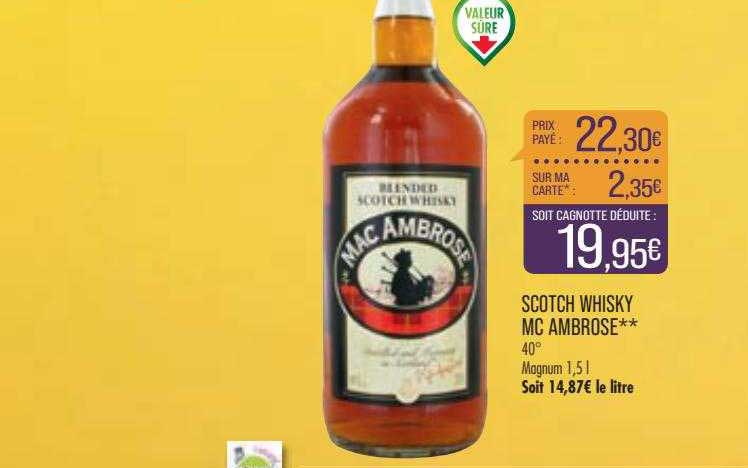 scoth whisky mc ambrose