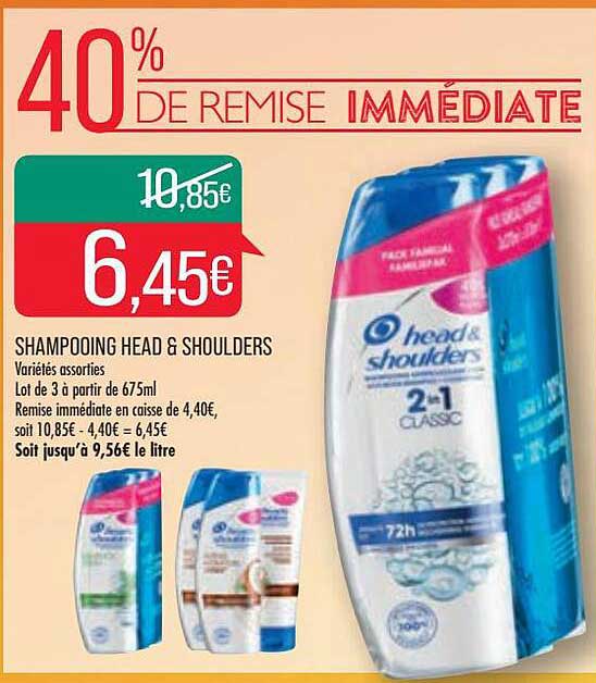 Shampooing Head & Shoulders