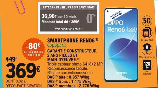 smarthphone reno6 oppo