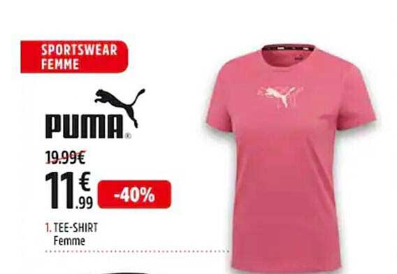 tee-shirt femme puma
