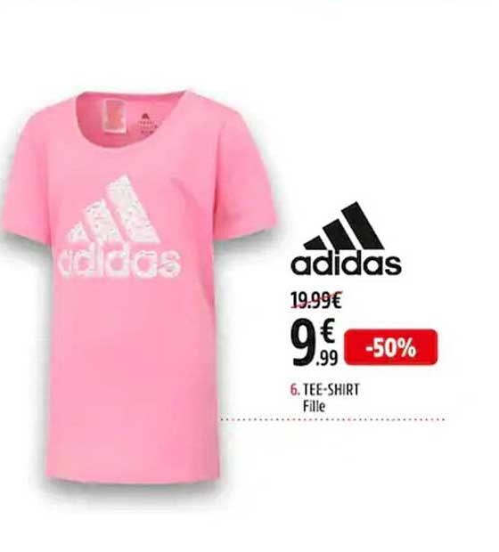 tee-shirt fille adidas