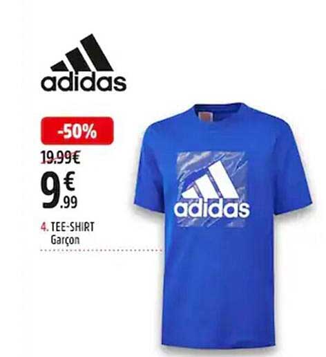 tee-shirt garçon adidas