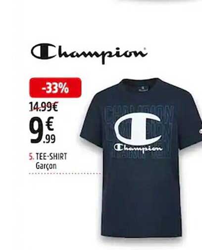 tee-shirt garçon champion