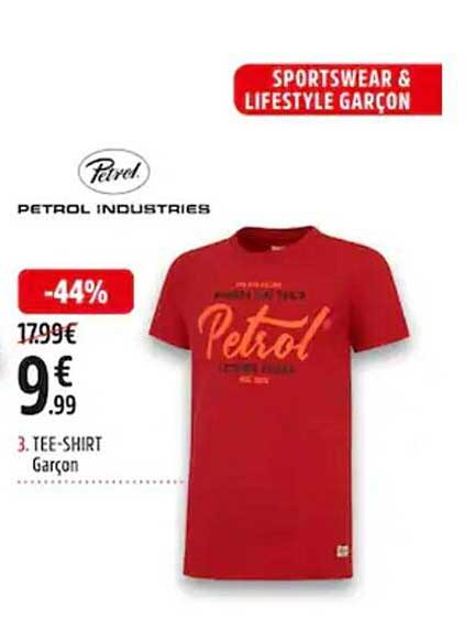 tee-shirt garçon petrol industries