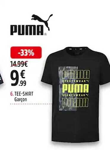 tee-shirt garçon puma
