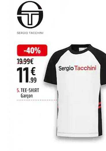 tee-shirt garçon sergio tacchini