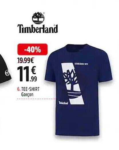 tee-shirt garçon timberland