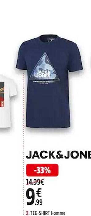 tee-shirt homme jack é jone