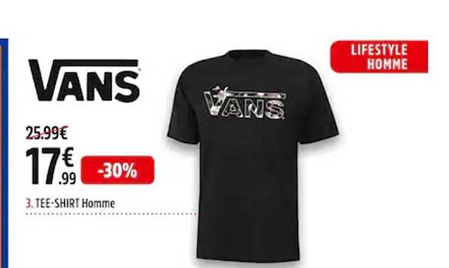 tee-shirt homme vans