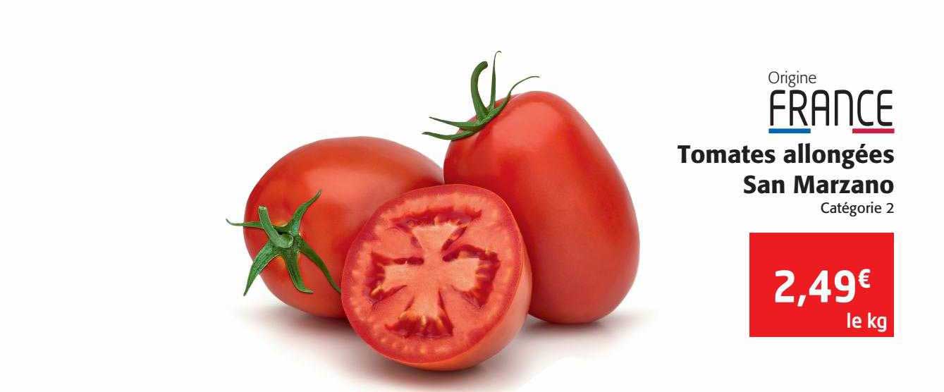 tomates allongées san marzano