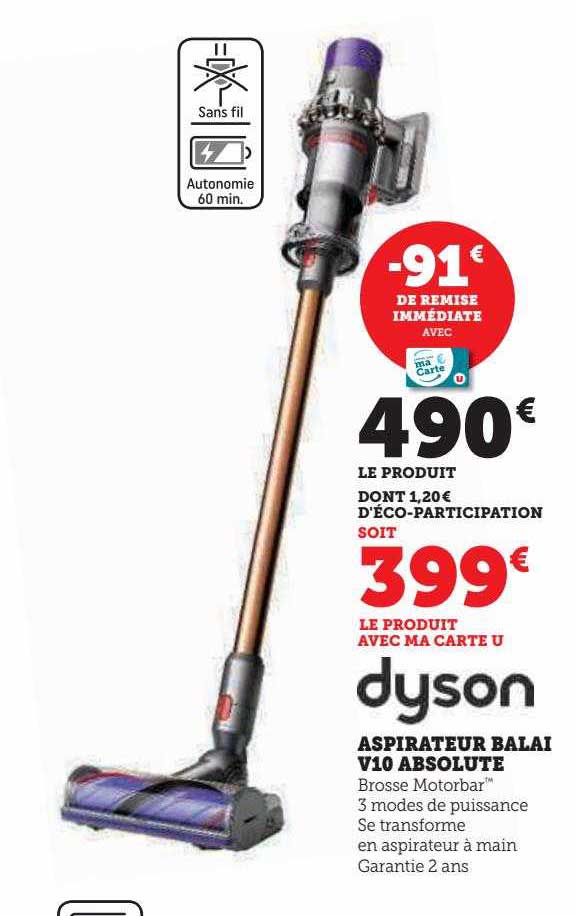 Aspirateur Balai V10 Absolute Dyson