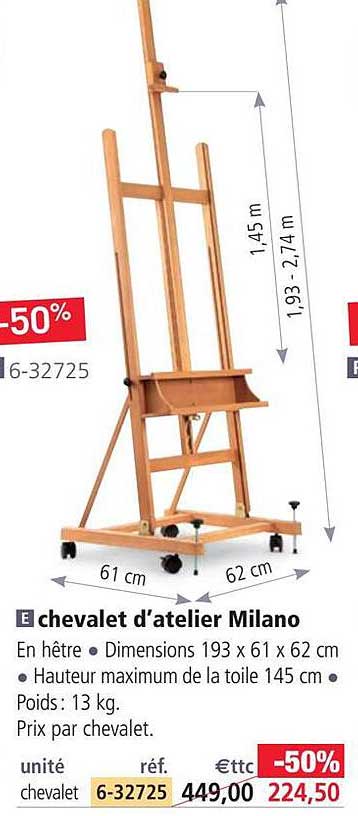 Chevalet D'atelier Milano