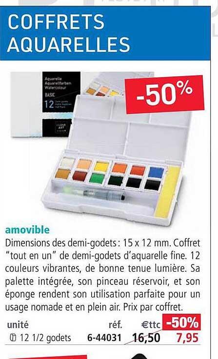 Coffrets Aquarelles