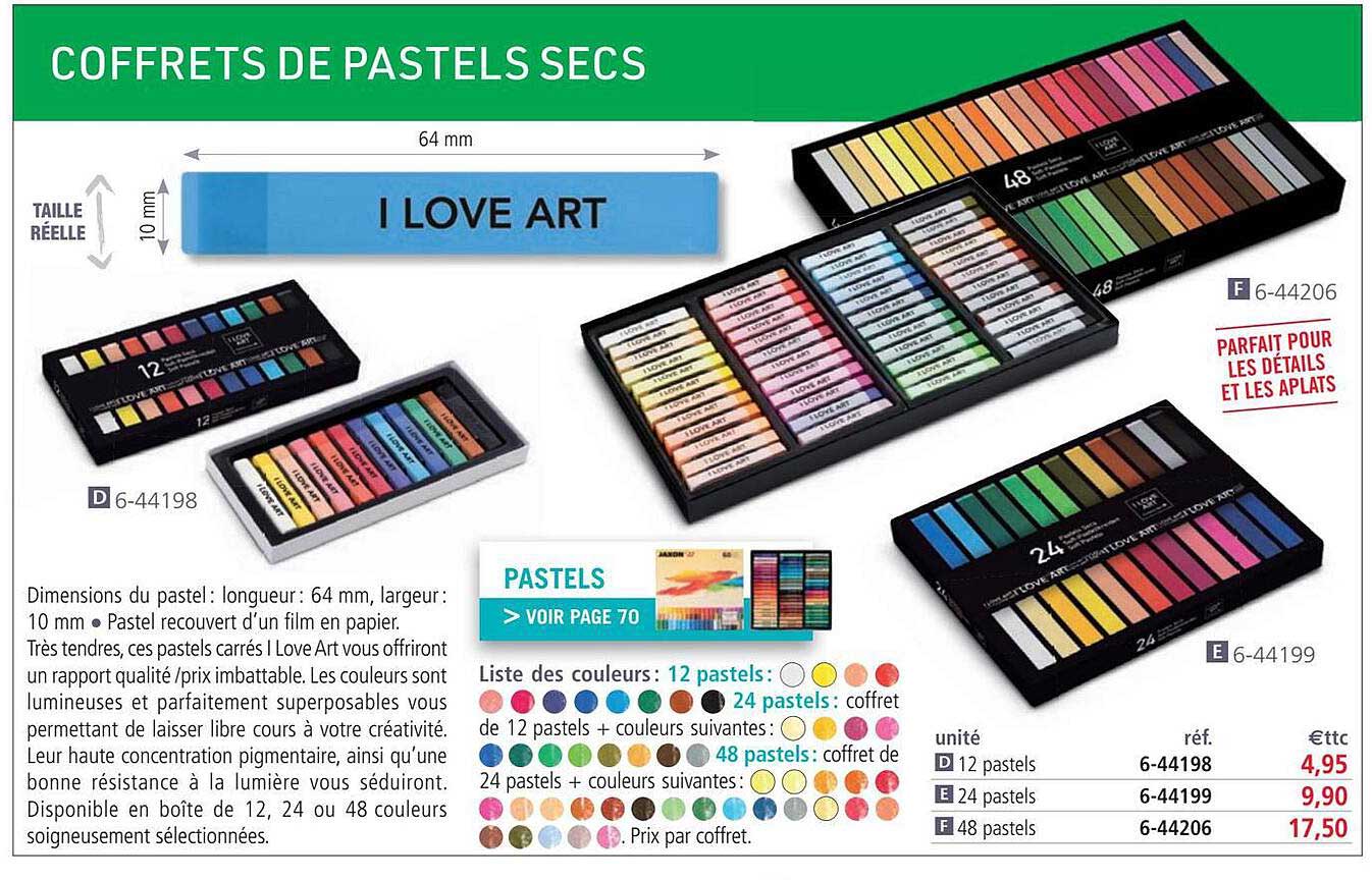 Coffrets De Pastels Secs