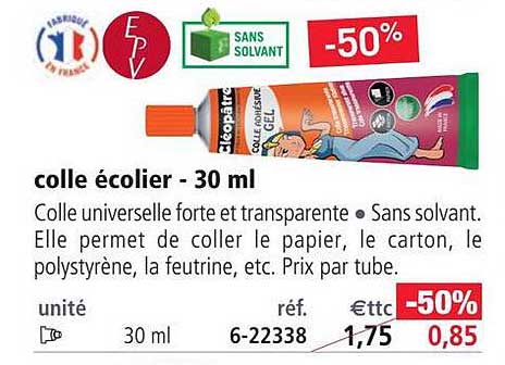 colle écolier - 30ml