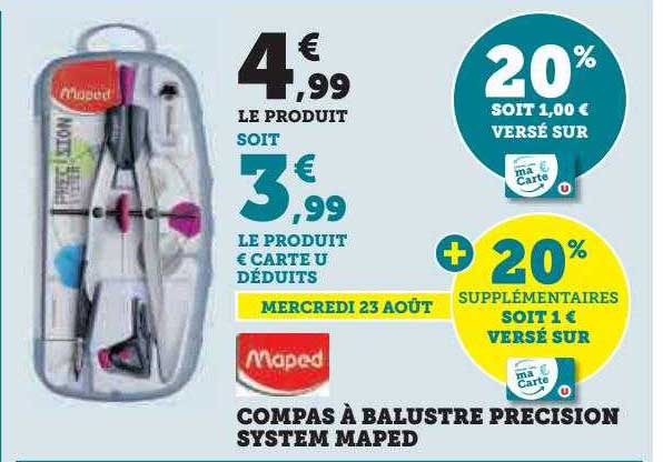 compas à balustre précision system maped
