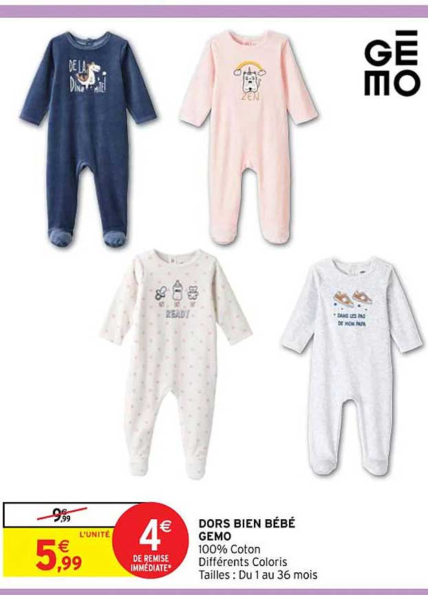 dors bien bébé gemo