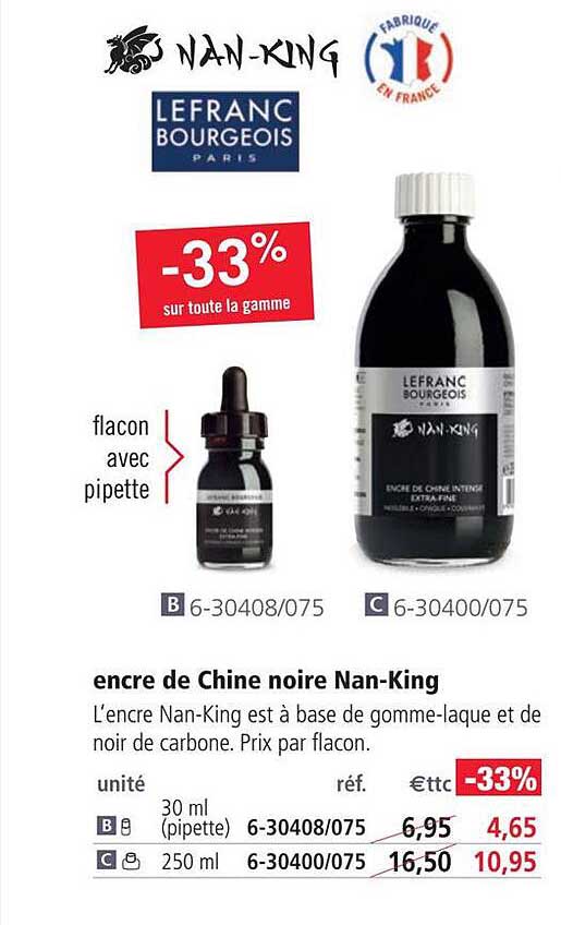 Encre De Chine Noire Nan-king