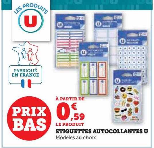 étiquettes Autocollantes U