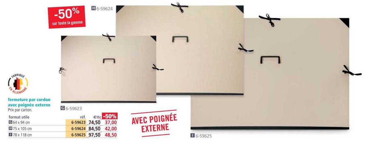 fermeture par cordon avec poignée externe