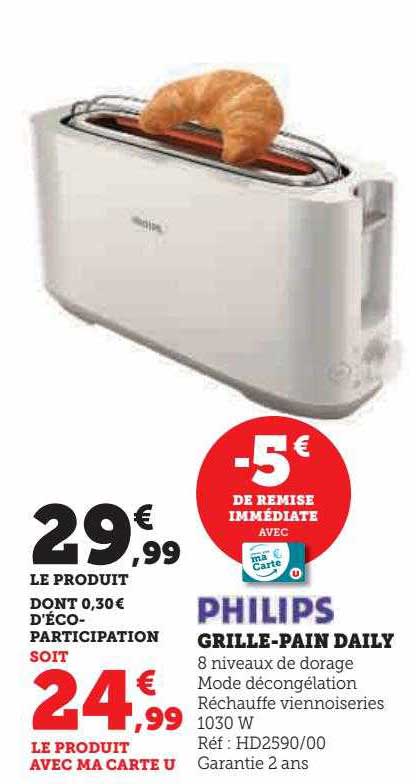 Grille-pain Daily Philips