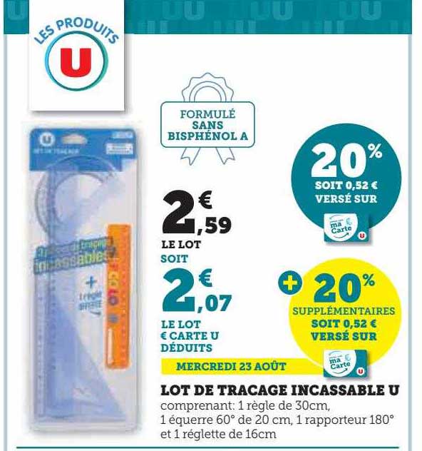 Lot De Traçage Incassable U