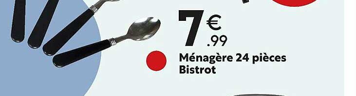 Ménagère 24 Pièces Bistrot