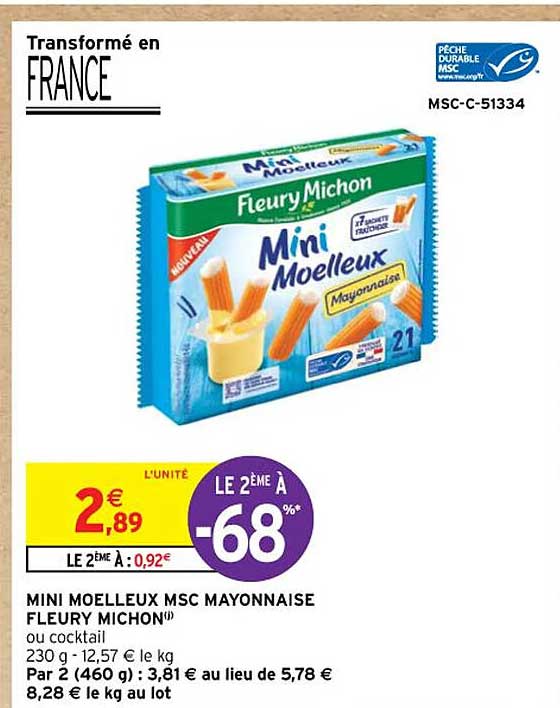 mini moelleux msc mayonnaise fleury michon