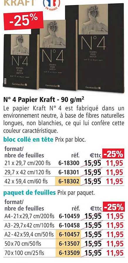 n°4 papier kraft