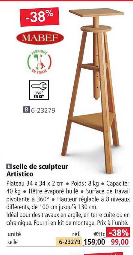 selle de sculpteur artistico