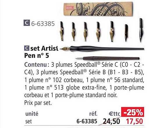 set artist pen n°5