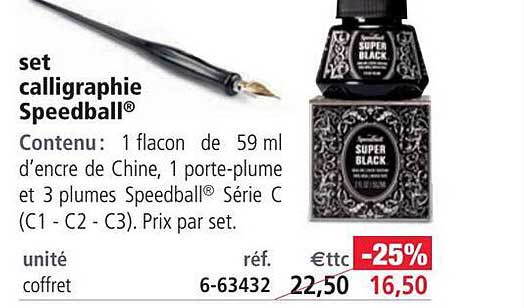 Set Calligraphie Speedball