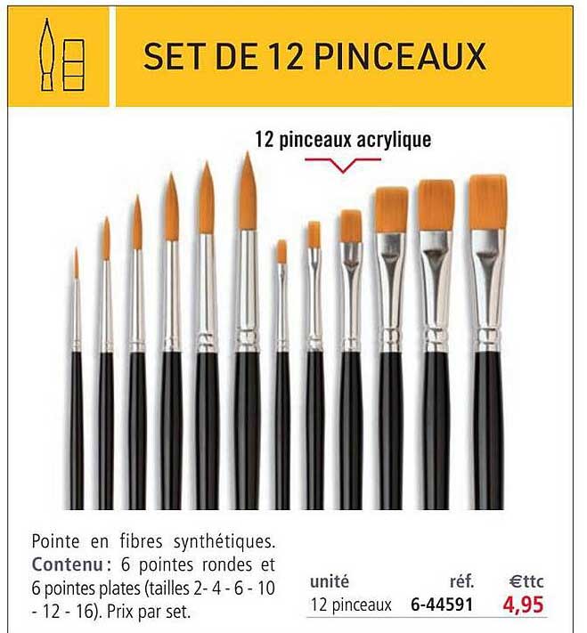 Set De 12 Pinceaux