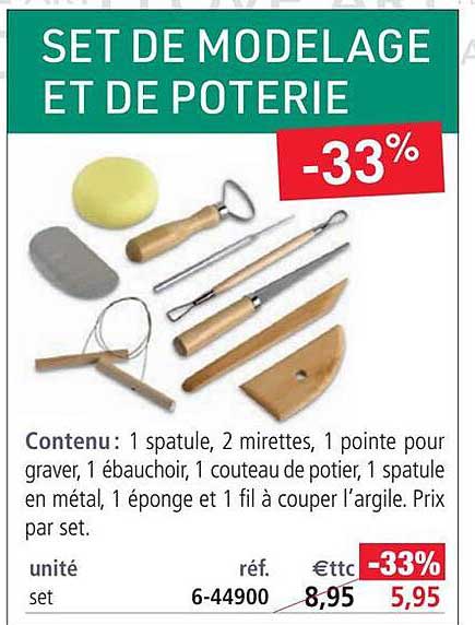 Set De Modelage Et De Poterie