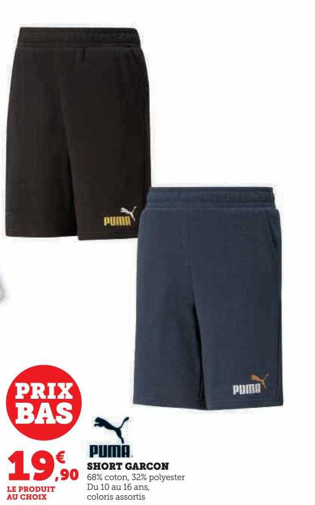 Short Garçon Puma