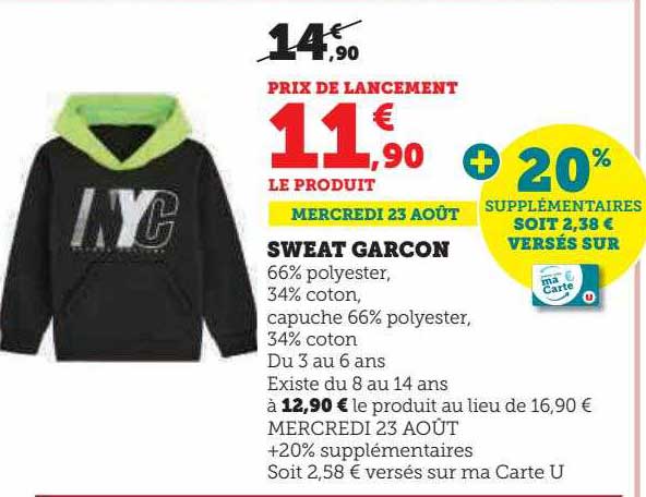 Sweat Garçon