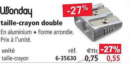 taille-crayon double wonday